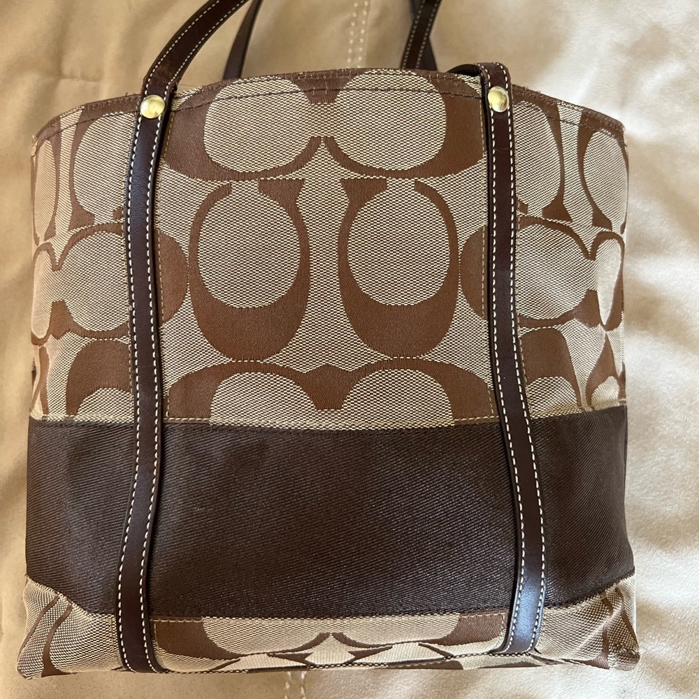 Coach Brown Tote Bag